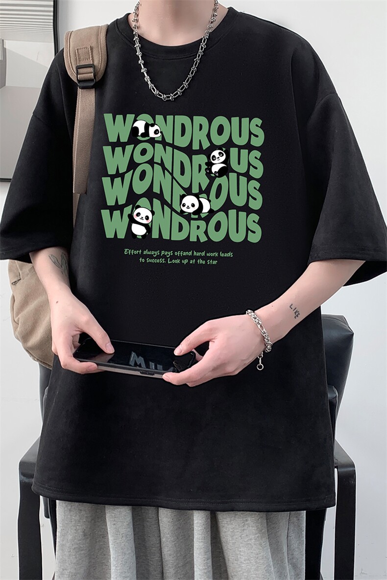 麂皮绒短袖t恤男大码半袖男大皂风JD82376-P25,男装T恤,电商A040