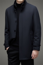 23YR9932钱塘2020-3中年男士立领毛领冬季厚款羽绒服货稳P310，男装羽绒服，钱塘207-3