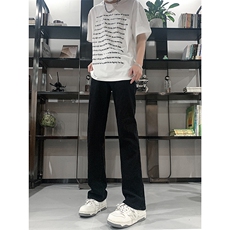 主推货足渐变修身大码直筒微喇毛边牛仔裤K860-K861-K866-P50，男装牛仔裤，星座205