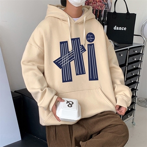 CM118卫衣男秋冬新款休闲美式外套ins宽松重磅纯棉大码长袖帽衫图片