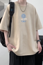 麂皮绒短袖t恤男大码半袖男JD82274-P25，男装T恤，电商A040