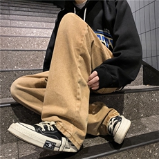 港风潮男牛仔裤嘻哈ins潮高街潮流痞帅长裤N01620-P48，男装牛仔裤，星座308B-2