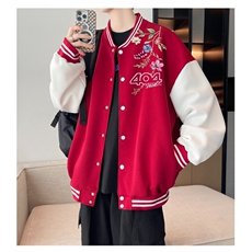 J9931-P70美式嘻哈高质量刺绣宽松潮牌棒球服夹克，男装夹克，星座617A-2