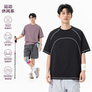 2026夏季新款运动速干迪桑棉短袖T恤男DT6227特P19建议零售价48图片