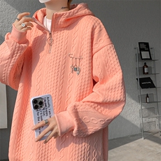 现货WY10098-常规P55加绒P65新款特殊纹路高质量连帽加绒卫衣，男装卫衣，电商A059