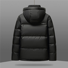 新款休闲户外山系男士羽绒服加厚防寒拼色刺绣309B-3-Y062-P210，男装羽绒服，星座1409-3