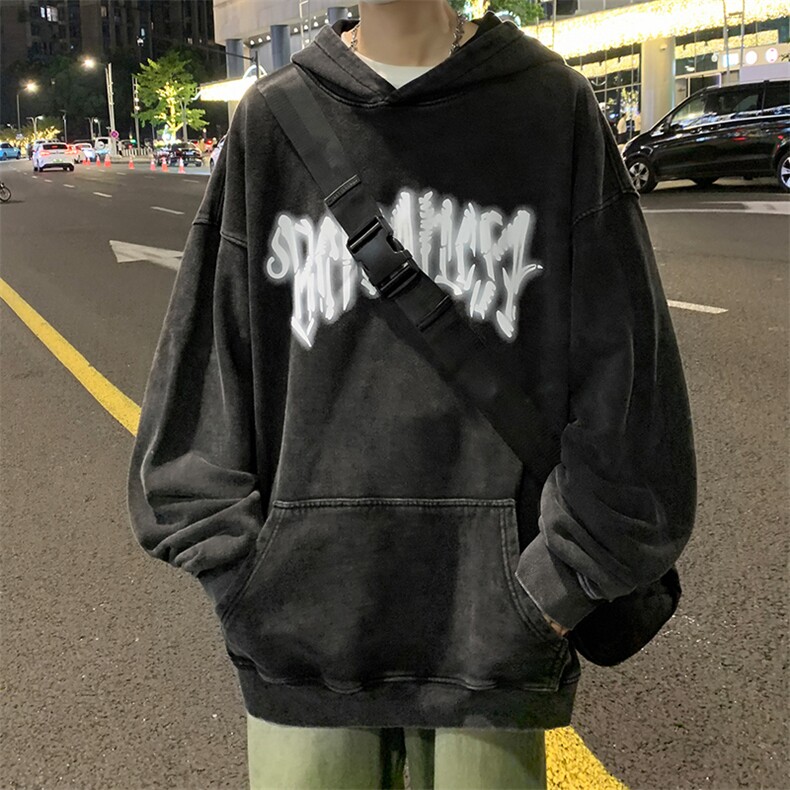 抖音供货、重磅加绒450克水洗高街欧美美式卫衣D223A-SX2212-P70,男装卫衣,电商019-1