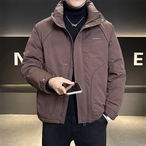 L-5XL MY617-P155 立领三色棉衣保暖外套男  填充物石墨烯绒棉图片