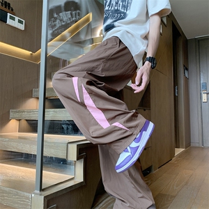 美式速干休闲裤男潮牌宽松直筒裤运动休闲长裤K0612-P40图片