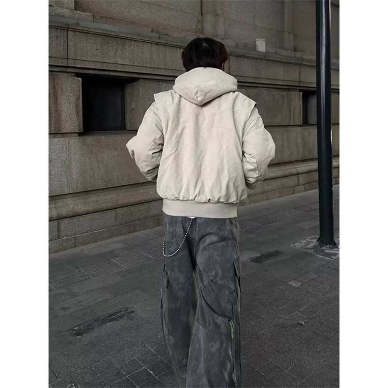 男时尚休闲短款夹克冬季新款宽松百搭纯色外套JM66-P105,男装夹克,星座208-5