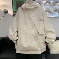 山系户外防水冲锋衣外套三合一斜拉链登山夹克美式潮牌W7885-P62，男装夹克，星座512-4