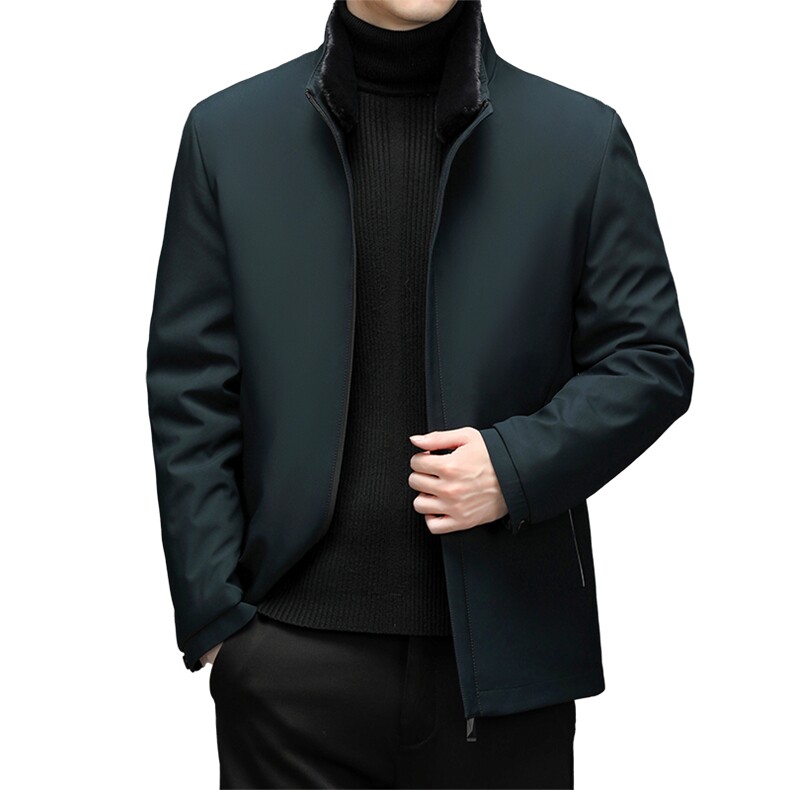 脱卸领棉服男221冬季中年男休闲纯色棉服装外套YYYRM8801-P185,男装棉衣,钱塘6003A(原)4033A