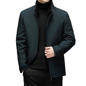 脱卸领棉服男221冬季中年男休闲纯色棉服装外套YYYRM8801-P185图片