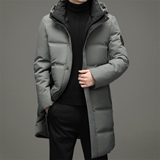 2021长款商务休闲爸爸外套中年男冬款休闲保暖羽绒服ZG2940-P360，男装羽绒服，电商B212（原钱塘6029）