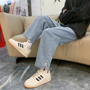 夏季港风束脚抽绳男九分牛仔裤松紧腰夏季新款D201-DM84-P45,男装牛仔裤,电商D321-1