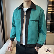 特价店主风翻领褶皱休闲夹克男士时尚潮外套JK087-P55，男装夹克，电商A413