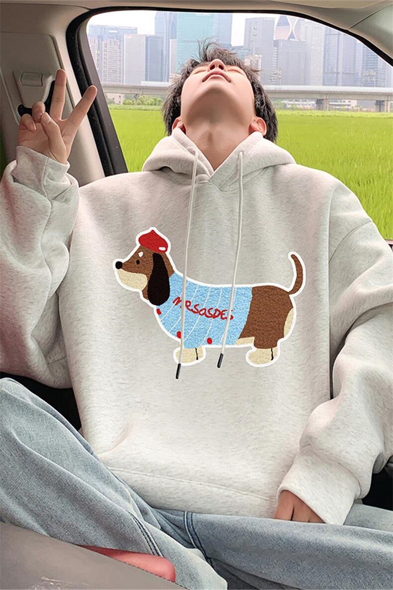 卫衣卡通连帽外套休闲男装上衣帽衫,男装卫衣,星座304A-1