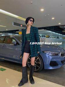 秋装新款，复古风格子西装，三色两码，女装西装，慕容神话