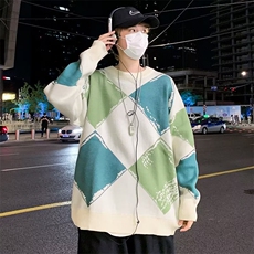男秋冬季新款潮韩版百搭情侣毛衣针织衫外套GM28P42，男装针织衫/毛衣，星座1116-2