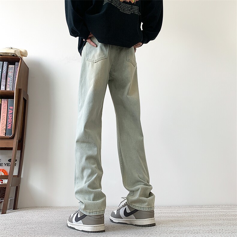 现货主推款加大码纯色直筒牛仔裤男XZ-310A-2BK305P50控78,男装牛仔裤,星座310A-2
