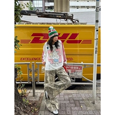 新款潮流时尚流行原宿简约气质牛仔裤百搭慵懒日系N8037-P56，男装牛仔裤，星座208-5