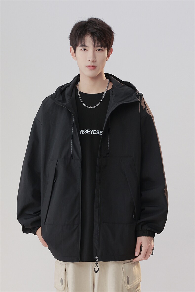 JK916-P83美式冲锋衣外套男夹克女秋冬户外防风防水潮牌情侣款,男装夹克,电商D310B