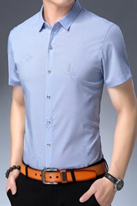 新款夏季男装上衣休闲短袖百搭宽松衬衫男士衬衣潮流上衣,男装衬衫,电商B212（原钱塘6029）