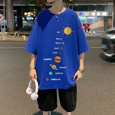 ！华夫格短袖T恤男士港风克莱因蓝体恤衫男大码HT21-P25，男装T恤，电商B367