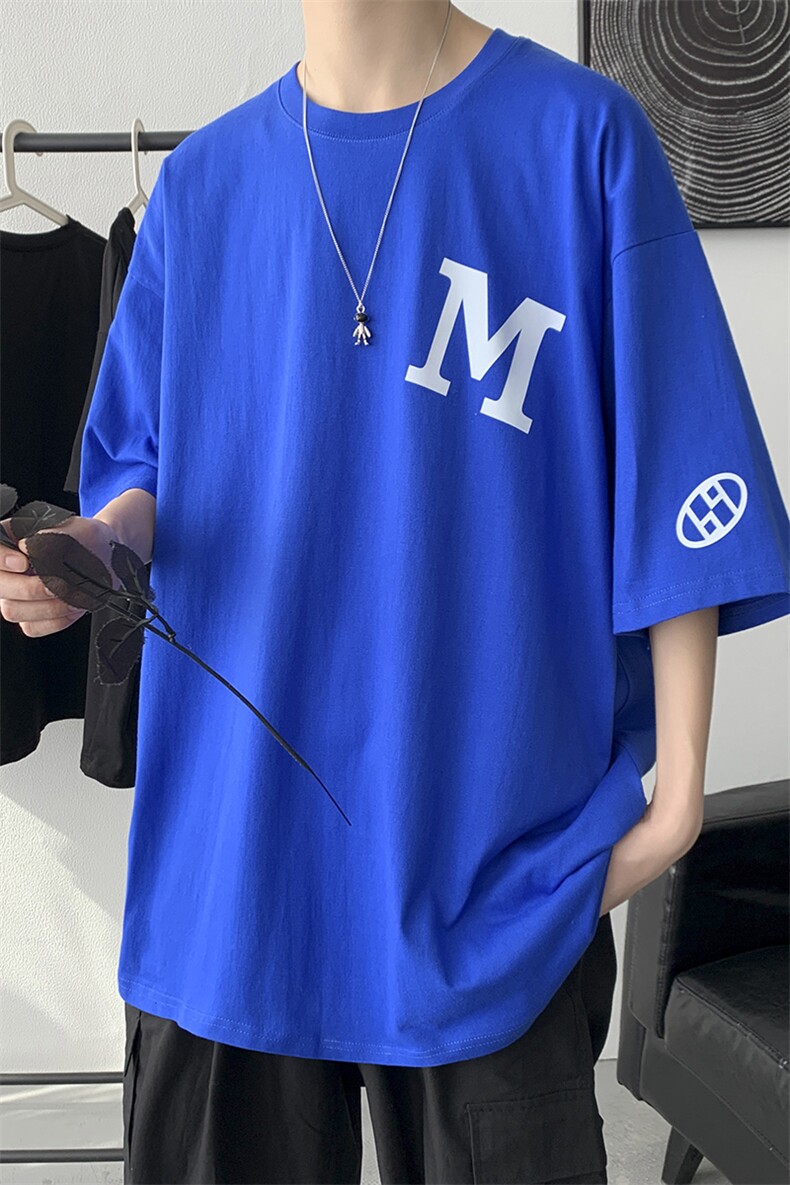 高品质~220G###夏季新款短袖T恤港风大码T108-P25控39,男装T恤,电商A161-2