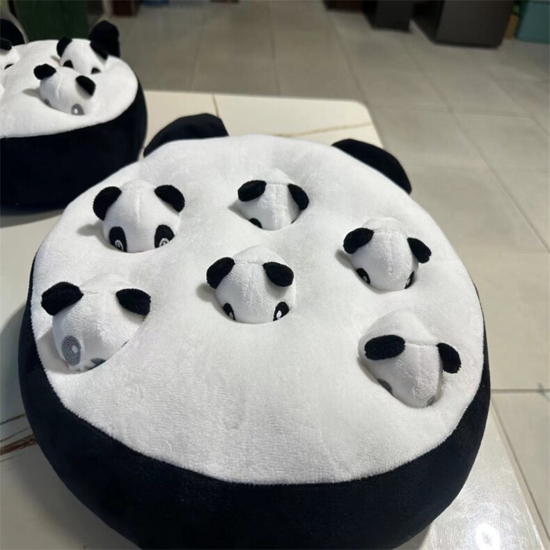 益智小熊猫，赞乐毛绒玩具
