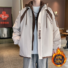 冬季宽松/连帽休闲外套潮加厚棉衣XZ102B-1M2568-P125，男装棉衣，星座102B-1