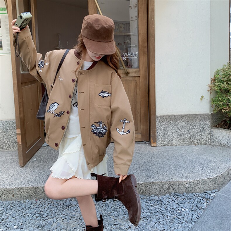 26新款现货大货已到店重工刺绣外套6865-P165-K248,女装短外套,2D034