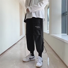 男秋季新款港风束脚休闲裤T2081加绒款P32，男装休闲裤，星座1116-2