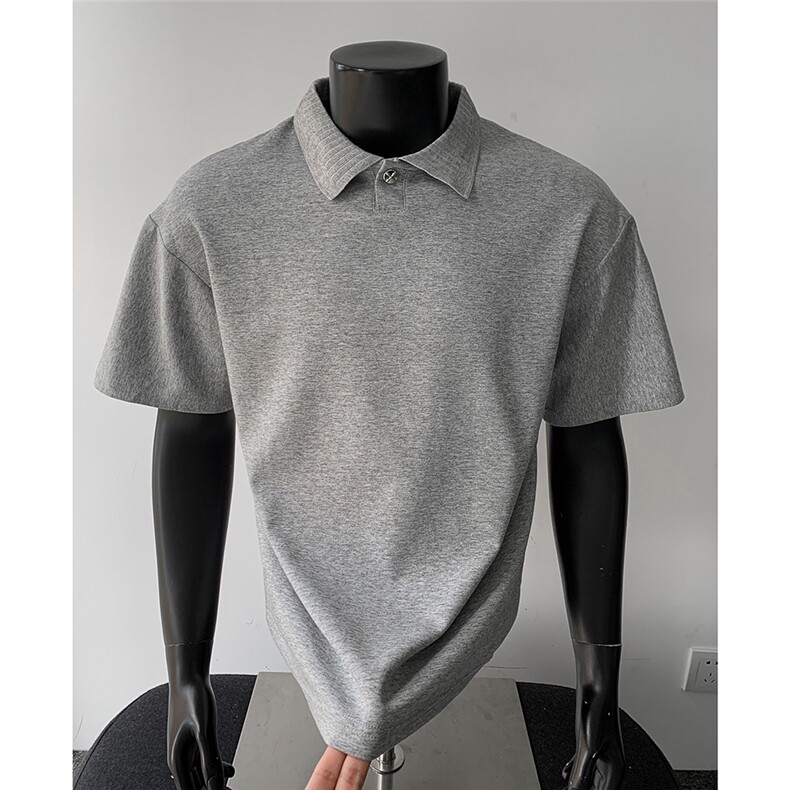 高品质夏季新款男装空气层POLO衫短袖纯棉T恤XZ212-QXT163-P39,男装T恤,星座212