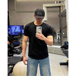 宽松简约纯色夏季T恤半袖短袖潮牌T恤25XT77232特批20图片
