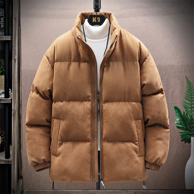 麂皮绒棉衣冬季潮牌男士外套棉服加厚鹿皮绒情侣上衣M0767-P110,男装棉衣,星座308B-2