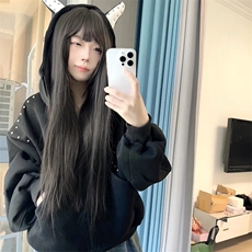抖音得物高品质26春装美式高街铆钉杜宾犬耳朵开衫卫衣外套W125，女装短外套，电商A486