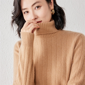 2025年秋季新款百搭女士纯色针织衫图片