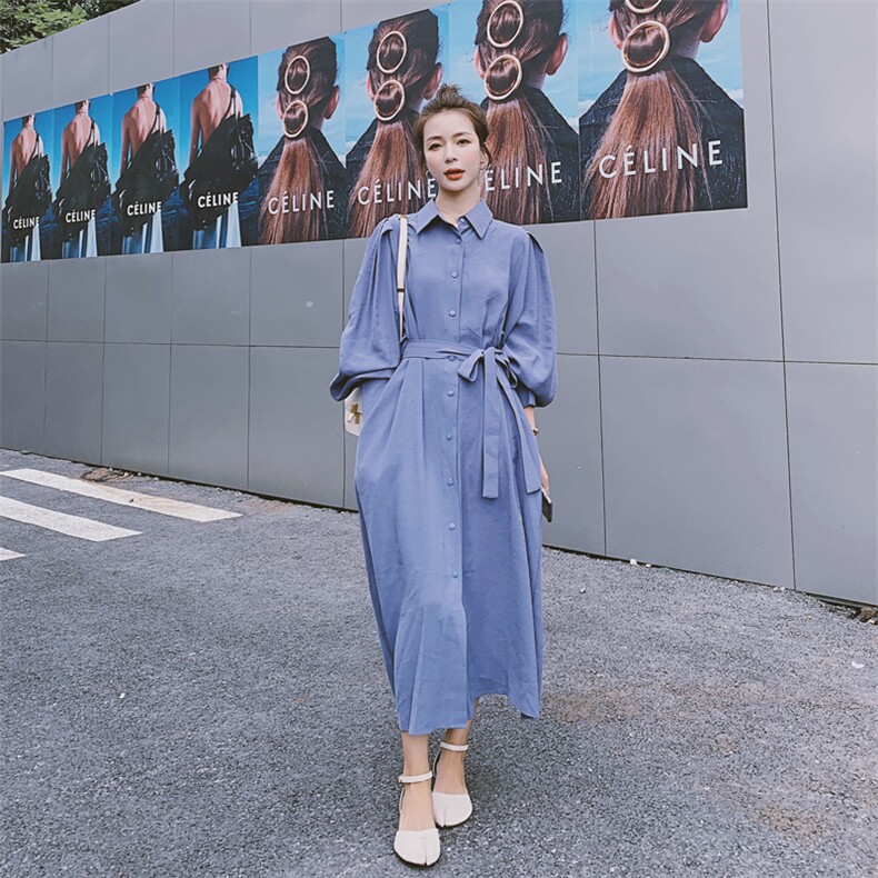 现货2021春秋季新款连衣裙225-2013-P105（控158）,女装连衣裙,浙宝225