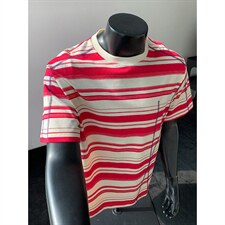 2026夏季新款条纹哈苏线圆领短袖T恤男DT6259-特P35建议零售价88，男装T恤，电商A001