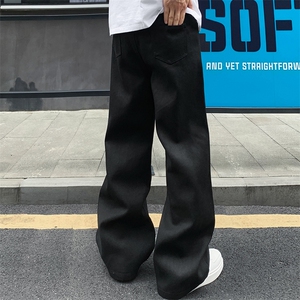 1506-1/GC0020/P52宽松休闲长裤男直筒百搭潮流情侣裤子图片
