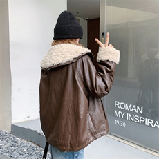 新款首上2C0281102P195K298软皮皮派克加厚外套，女装皮草，2C028