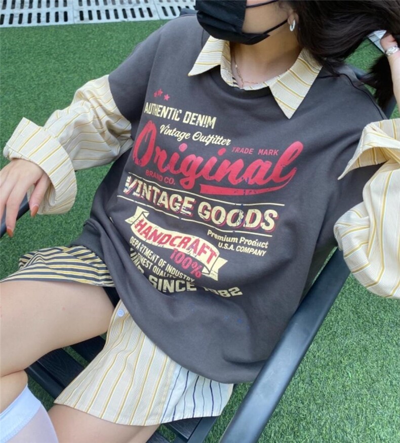 韩版字母马甲卫衣，女装马夹，Q.P