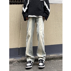 Cleanfit美式复古渐变撞色修身牛仔裤3XZ502-K713-P65控88，男装牛仔裤，星座502
