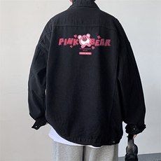 牛仔夹克男大码牛仔外套男茄克NJ77329-P60，男装夹克，电商A040