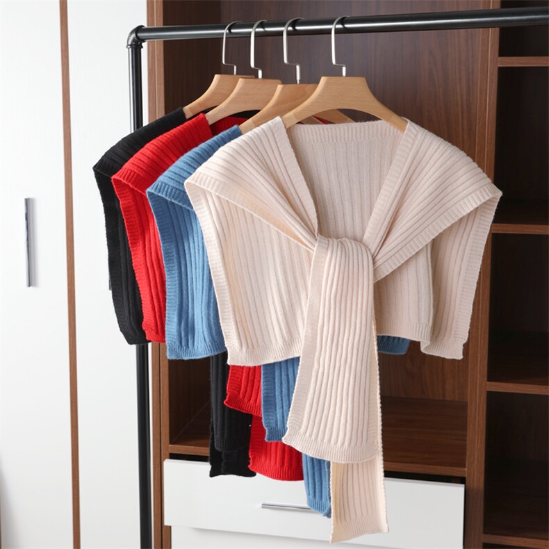 2025秋冬新款羊毛三角大披肩女保暖加厚外搭针织围脖搭肩，披肩，九月九羊绒