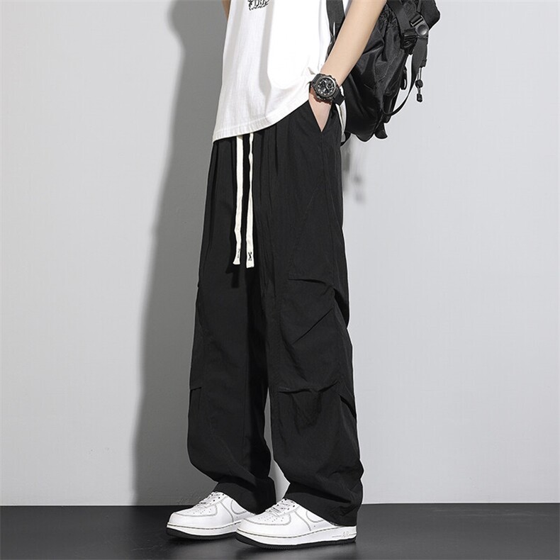 2025新款美式高街vibe褶皱工装男潮牌休闲裤子XZ301b-2-CK722TP30,男装休闲裤,星座301B-2（原A443-1）