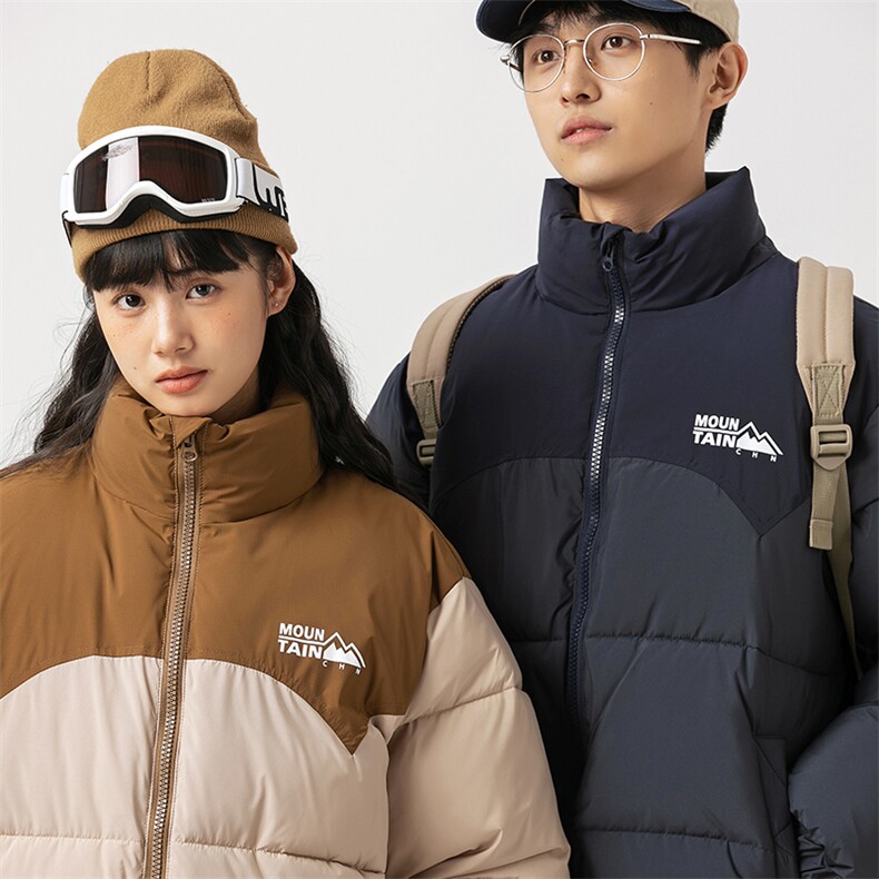 2026冬季新款男装日系潮牌拼色宽松休闲棉服加厚外套MY362-F138,男装棉衣,电商A101（原外27）