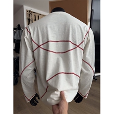AA2113P50圆哈苏线竹节棉跑步透气长袖罩衫，男装卫衣，电商B323A