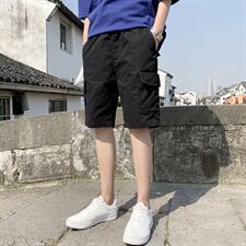 青少年夏季工装短裤男生夏天五分裤男孩休闲裤夏装薄S503，男装休闲裤，星座509